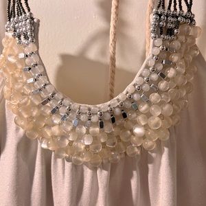 GORGEOUS BEADED NECK LINE  TOP